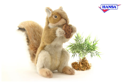 Hansa Creation Red Squirrel with Nut