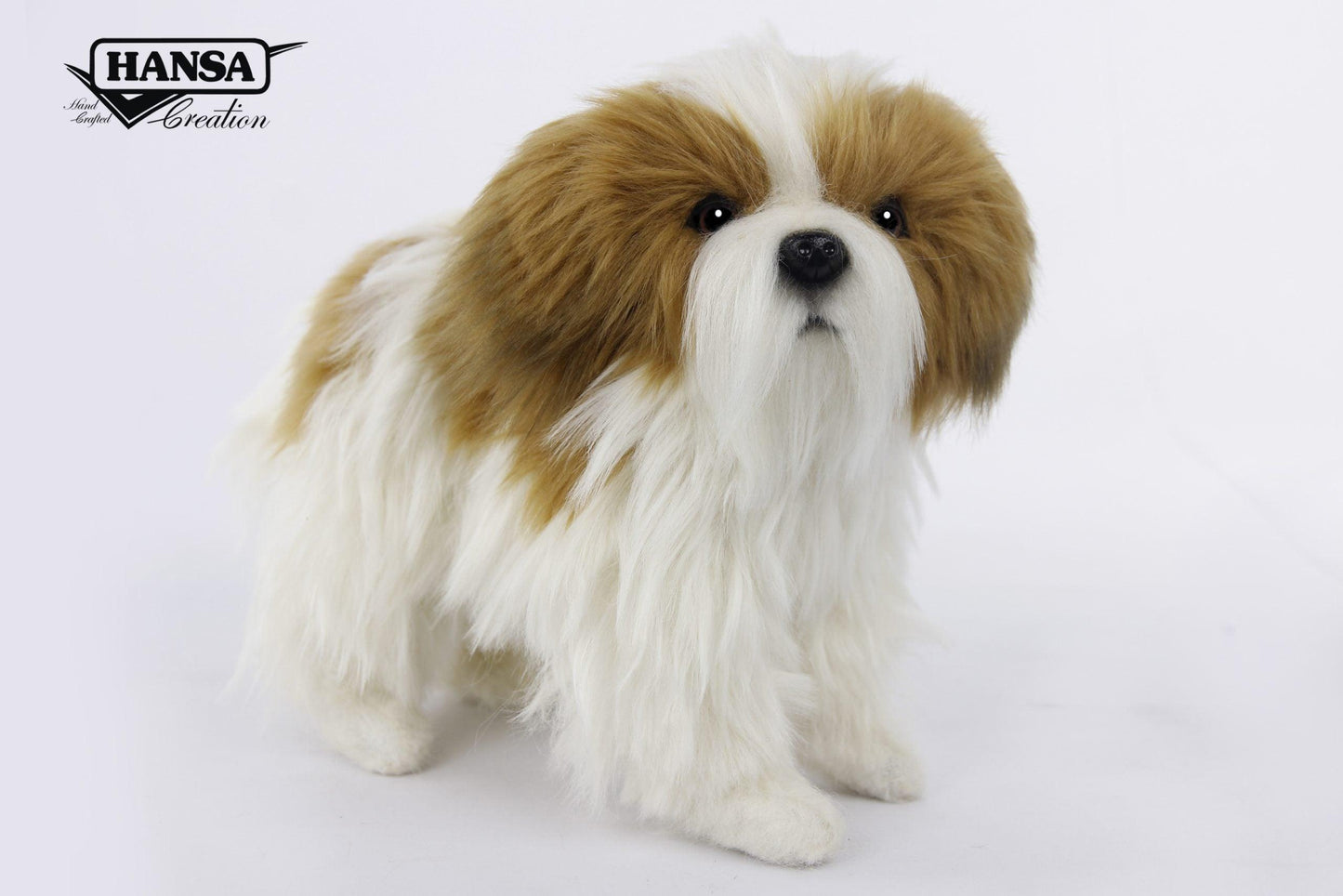 Hansa Creation Shih Tzu Plush Toy - Adorable and Lifelike Dog Stuffed Animal - Bamsedyra