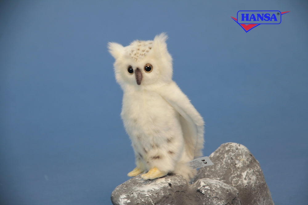 Snowy Owl Plush - 18 cm by Hansa Creation (Coming 01.11.24)