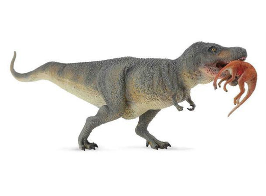 Tyrannosaurus Rex XL med byttedyr i munnen | CollectA
