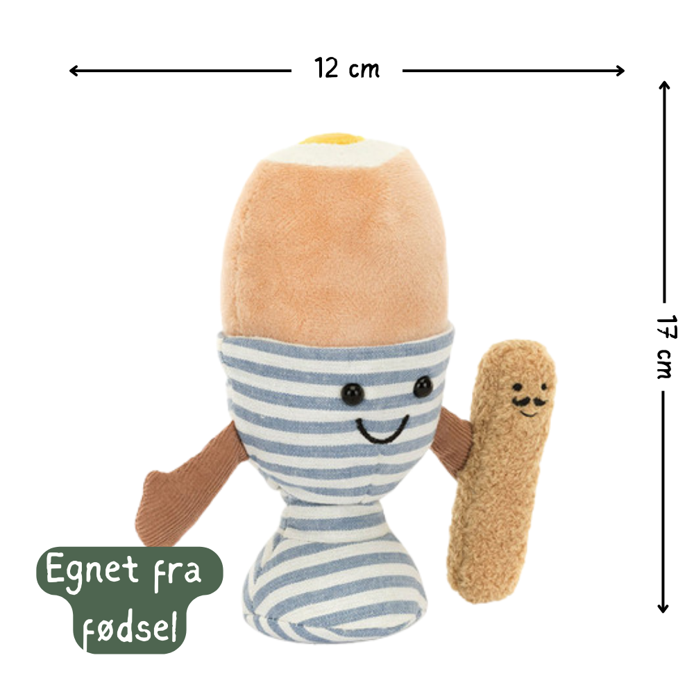 Amuseables Bløtkokt Egg & Soldat | Jellycat