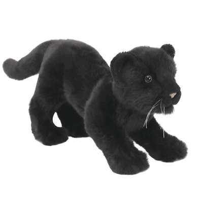 Black Panther Cub Prowling Plush 41 cm | Hansa Creation - Bamsedyra AS