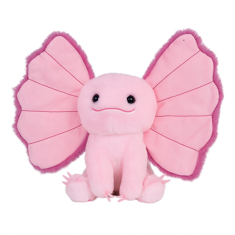 Wild Republic Earkins Axolotl Kosedyr – rosa axolotl med store vifteformede gjeller og glad uttrykk
