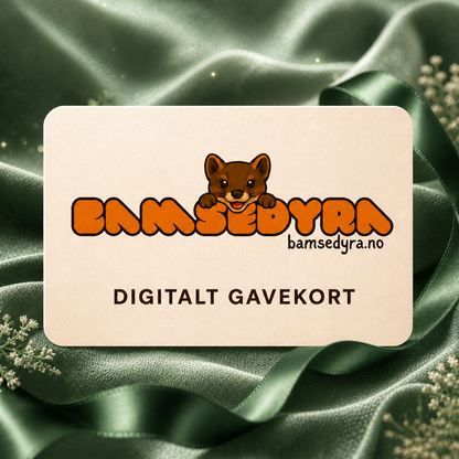 Digitalt gavekort fra Bamsedyra