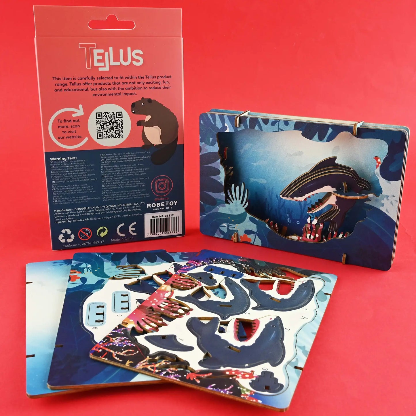 3D dyr & dinosaur puslespill – Eugy-alternativ | Velg variant