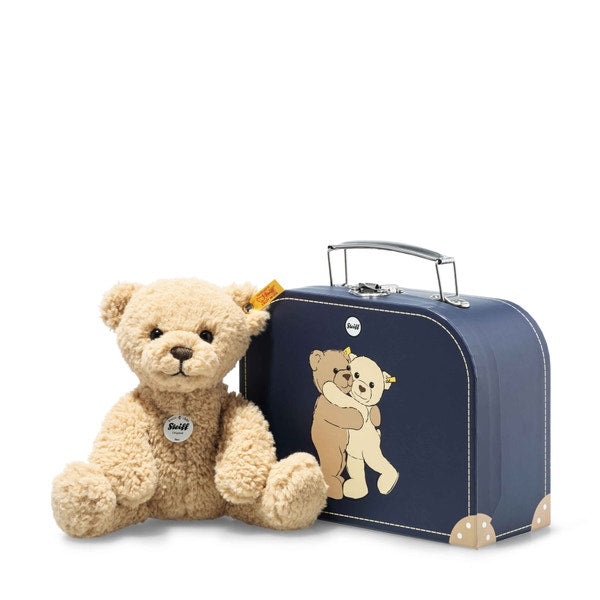 Steiff Ben Teddy Bear In Suitcase 21 cm