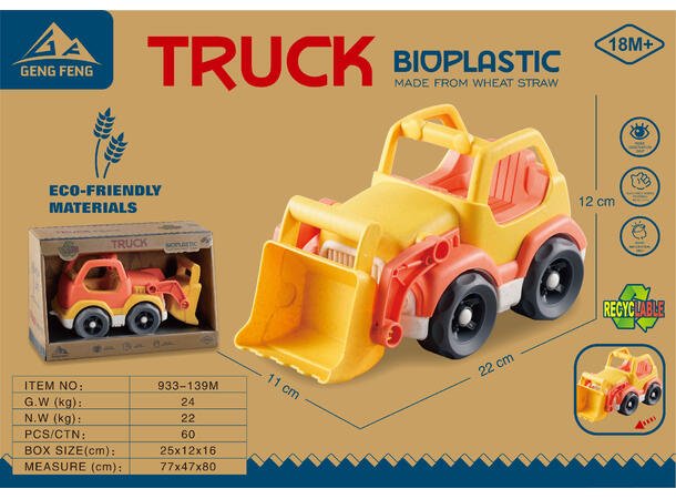 Bioplastic Bulldozer - Bamsedyra