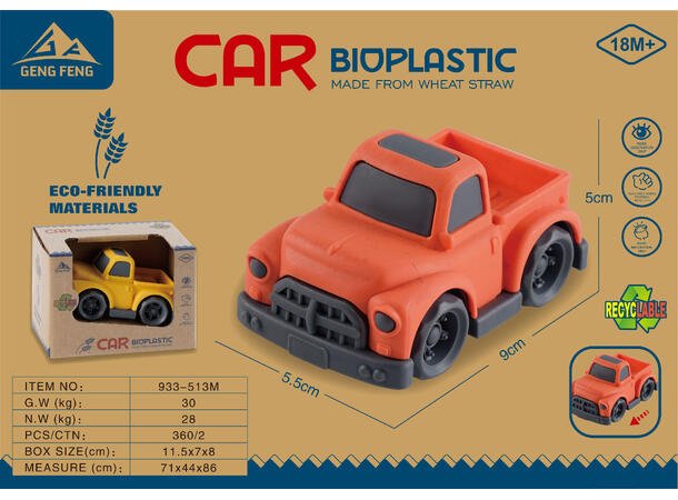 Bioplastic Pick - Up Truck - Bamsedyra