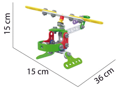 Build Technic 3 - in - 1 Vehicle Construction Set - Plane, Crane, and Helicopter | Explore, Build, Play - Bamsedyra