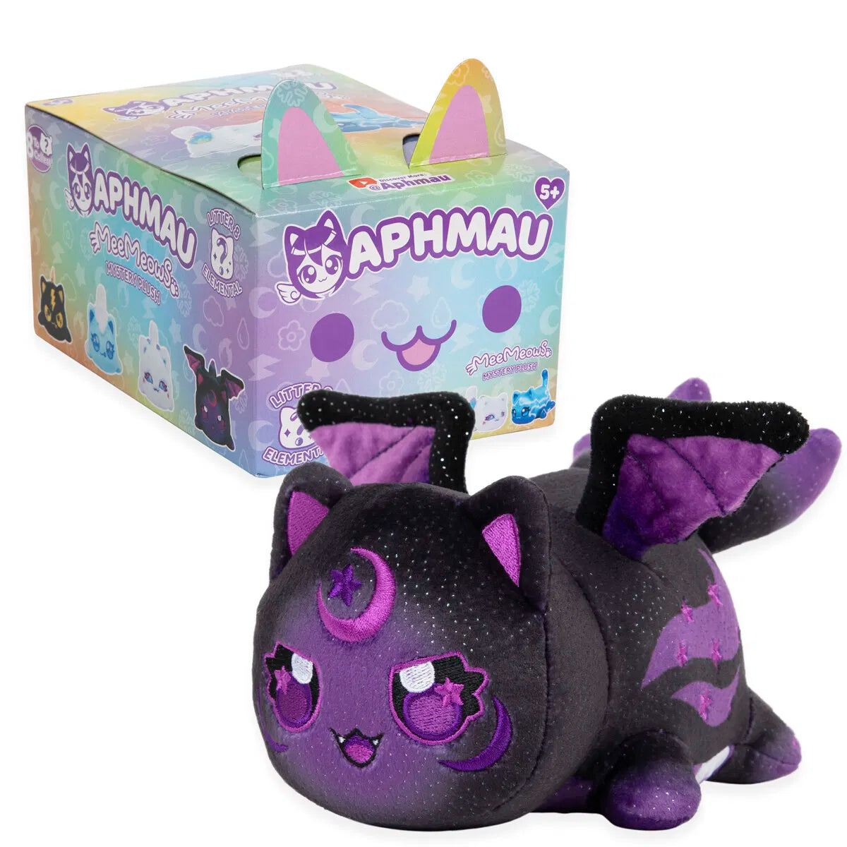 Aphmau Mystery Meemeow Elemental Plush 15 cm – overraskelses-katt