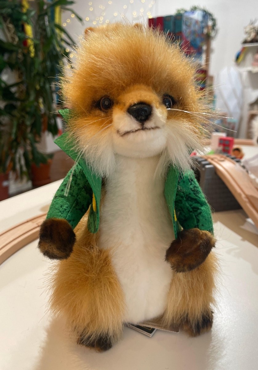 Charming Hansa Creation Fox Boy Plush Toy with Clothes - Realistic and Adorable Fox Stuffed Animal - Bamsedyra