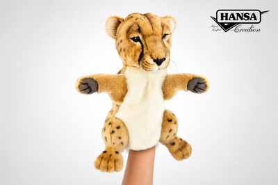 Gepard Hånddukke Liten | Hansa Creation | 28cm