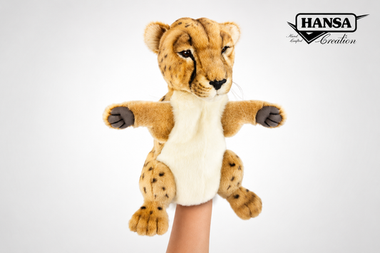 Gepard Hånddukke Liten | Hansa Creation | 28cm