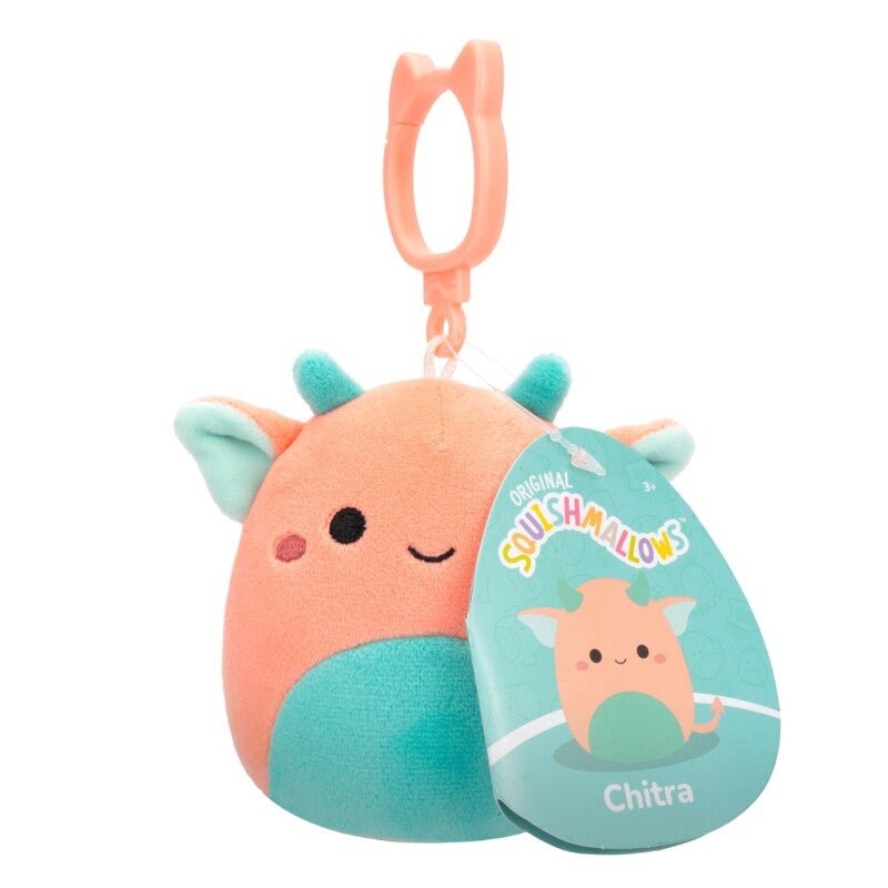 Chitra Boglin 9 cm Clip On Squishmallows - Bamsedyra