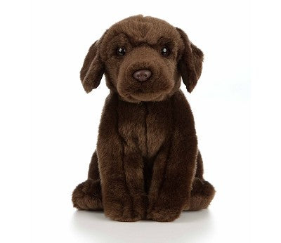 Living Nature Chocolate Labrador Realistic and Eco-Friendly Plush Toy