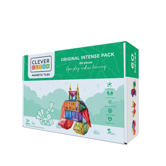 Cleverclixx Original Intense Building Set – 60 Pieces - Bamsedyra