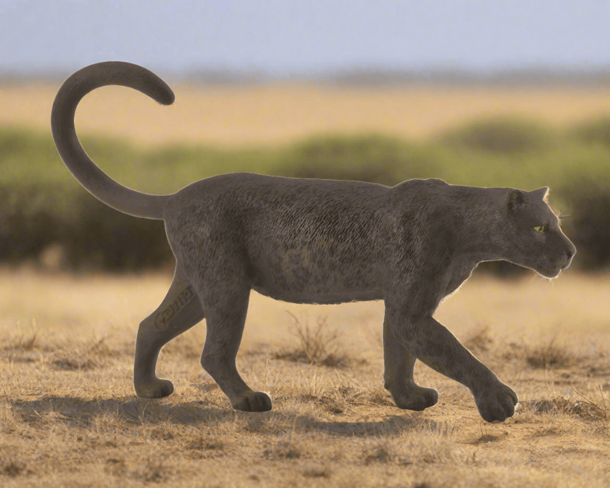 CollectA African Leopard Melanistic (Black Panther) - Bamsedyra