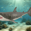 Megalodon Hai Figur 30 cm | CollectA Deluxe - Bamsedyra AS
