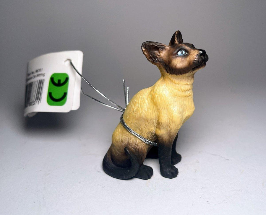 CollectA Siamesisk Katt Figur – sidevisning av naturtro siamesisk katt