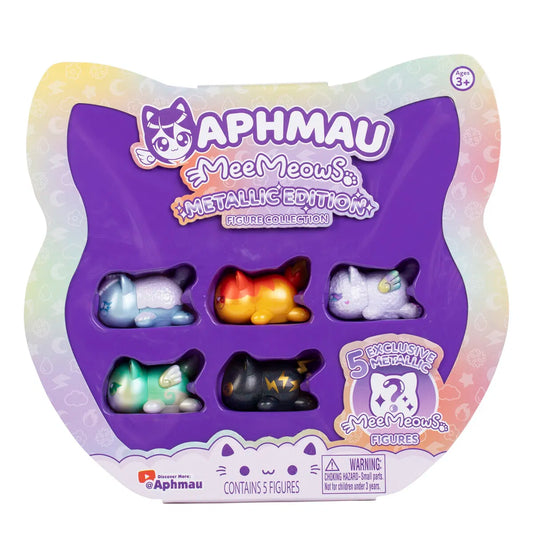 Aphmau | MeeMeow Elemental Glow Party 5-Pack | Assortert | 5 figurer
