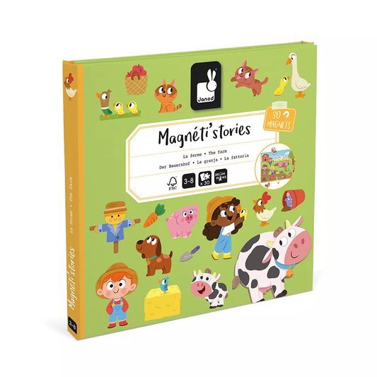 Magneti’Book & Magneti’Stories – Drager, Enhjørninger & Gård | Janod