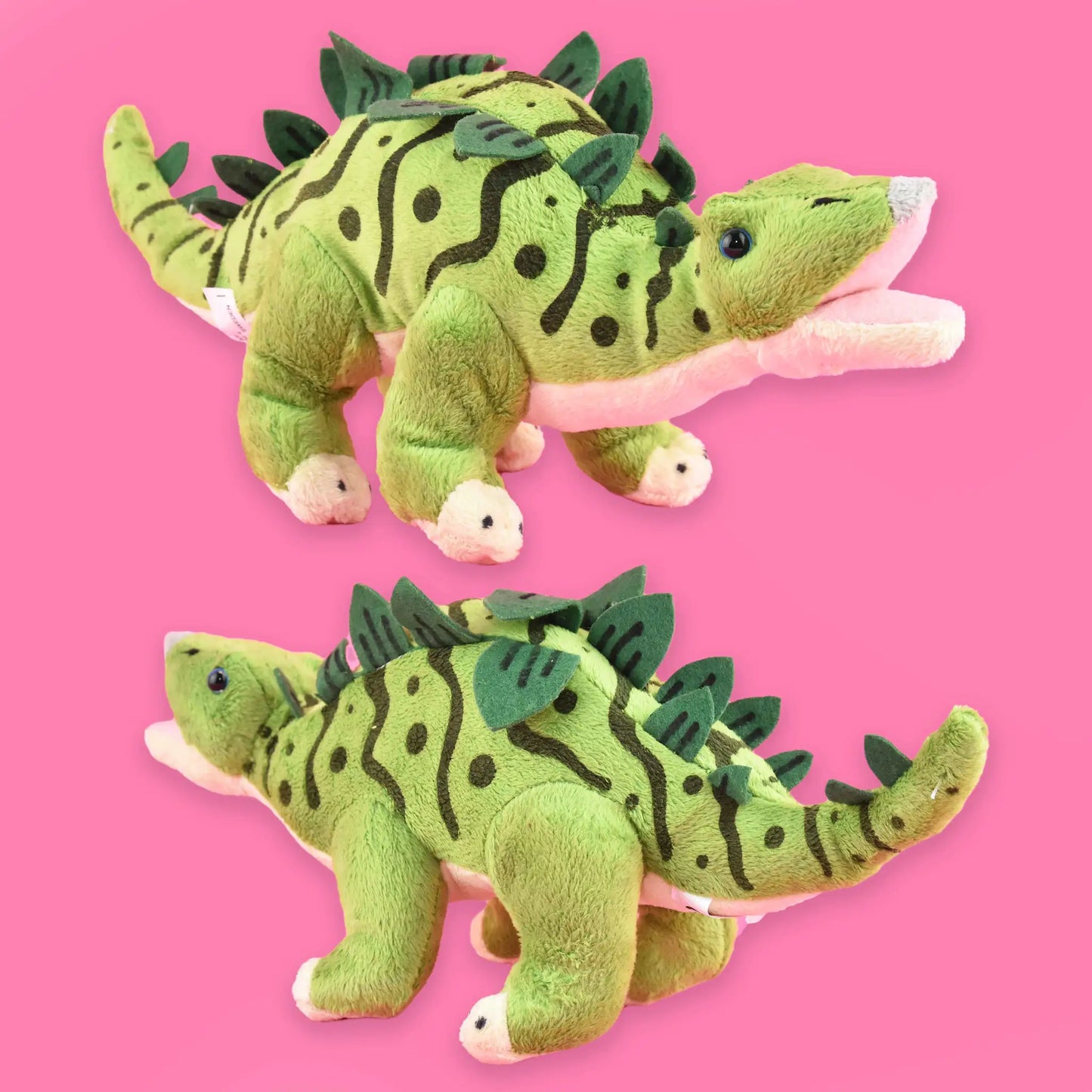 Plysj Dinosaur 37.5 cm – velg variant (Brontosaurus, Stegosaurus, T-Rex, Triceratops)