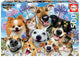 Educa Selfies Puzzle - 500 Pieces - Smiling Pets Adventure! - Bamsedyra