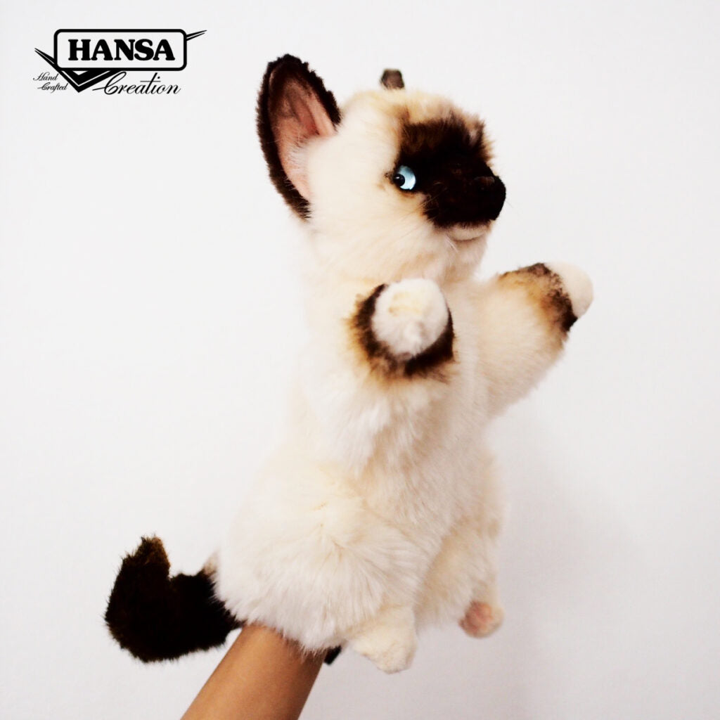 Ragdoll katt hånddukke 30 cm | Hansa Creation (8228)
