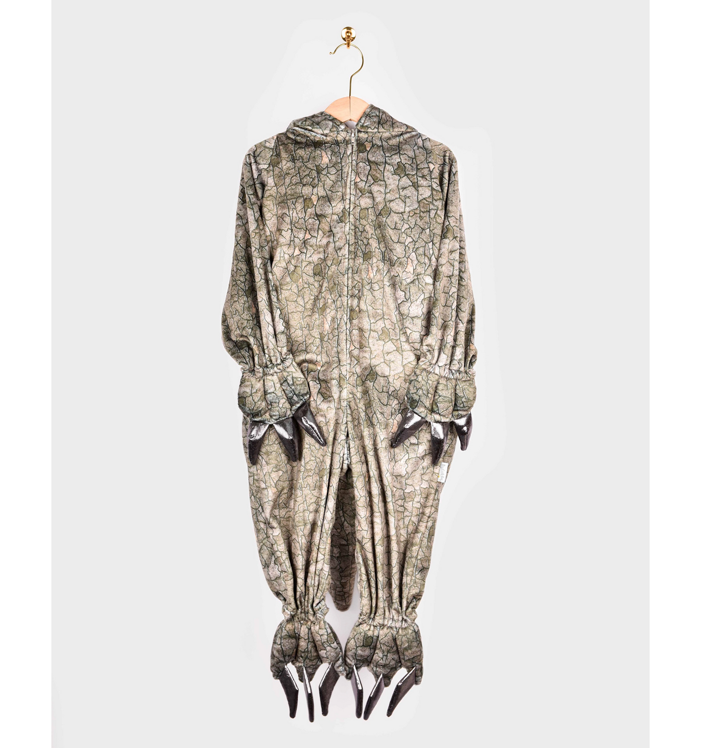 Spinosaur dinosaur jumpsuit barn 4–5 år (110) – grå | Halloween