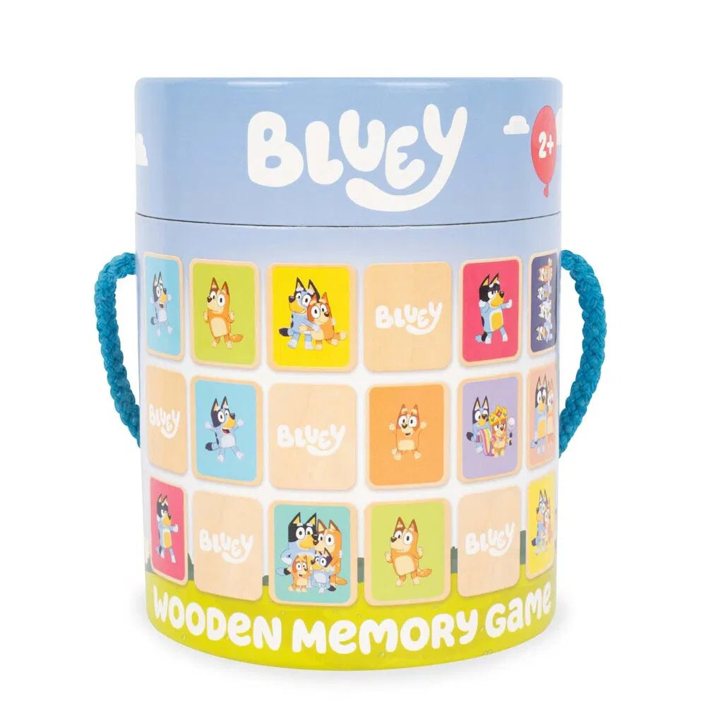 Bluey Tre-Memory Spill - 18 Brikker - Moro for Barn fra 2 År!