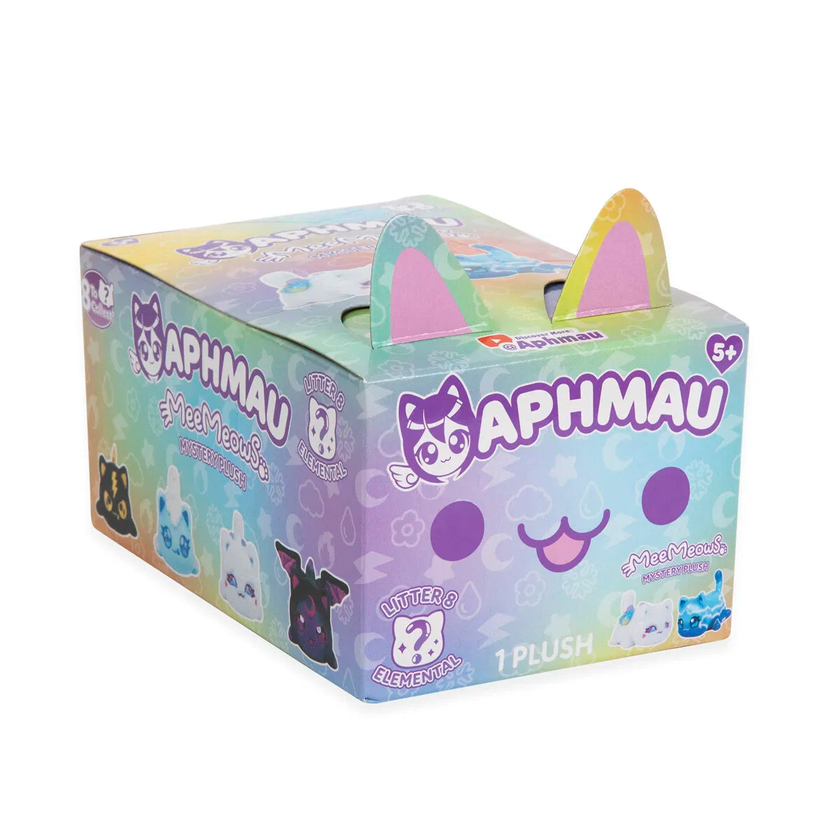 Aphmau Mystery Meemeow Elemental Plush 15 cm – overraskelses-katt