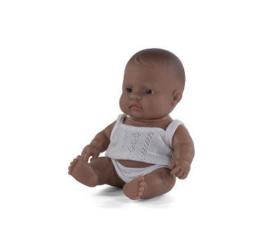 Hispanic Boy Baby Doll 21cm | Miniland - Bamsedyra