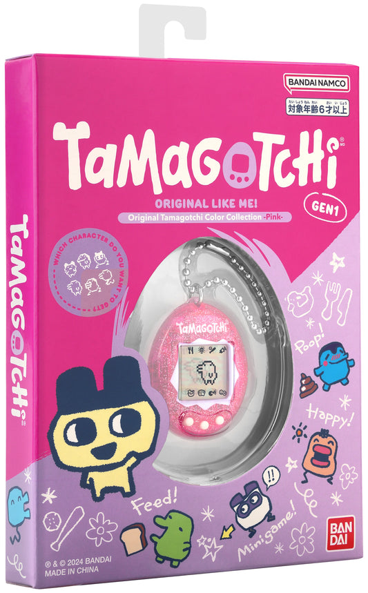 Tamagotchi Original Pink – digitalt kjæledyr (Gen 1) | Bandai
