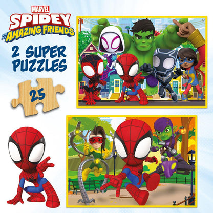 Jigsaw Puzzle Spiderman 2 x 25 Pieces - Bamsedyra