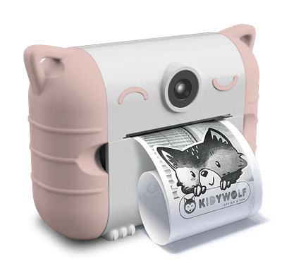 Kidyprint Camera (Peach) for Children - Print your Photos! - Bamsedyra