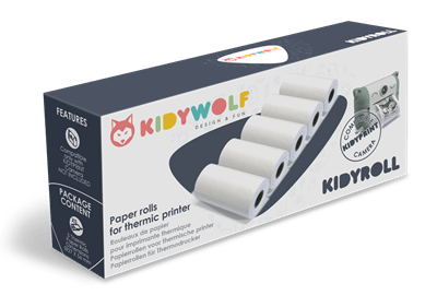 KIDYWOLF KIDYROLL Thermal Paper Roll for KIDYPRINT - Bamsedyra