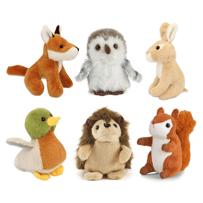 Living Nature Forest Animals | Sweet Teddies: Fox, Owl, Rabbit & More - Bamsedyra