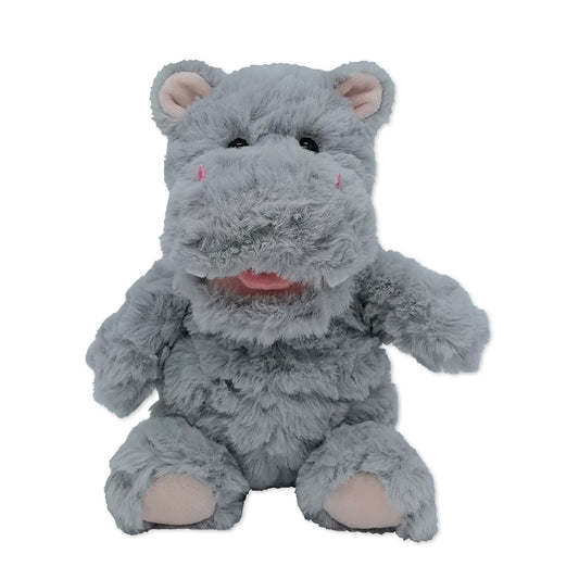 Grønn flodhestbamse Gloria fra Magni, 16 cm