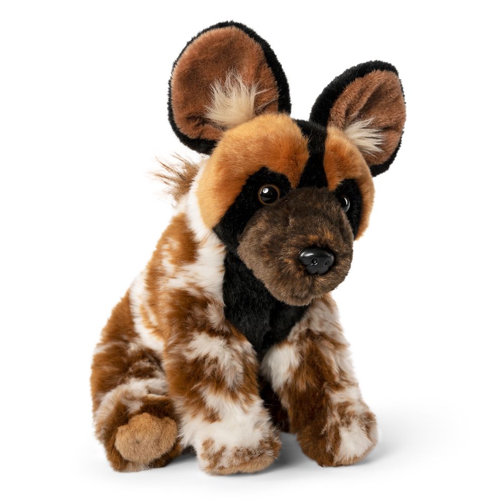 Living Nature | African Wild Dog | Brun/Svart | ca. 24 cm