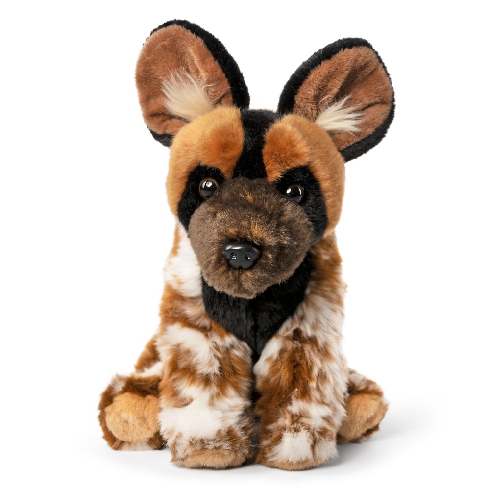 Living Nature | African Wild Dog | Brun/Svart | ca. 24 cm