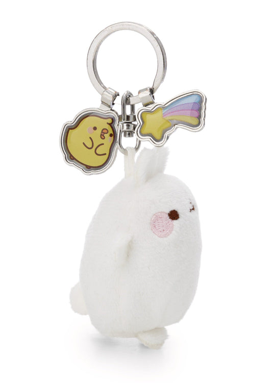 NICI Molang nøkkelring med Piu Piu- og stjerneskudd-charms