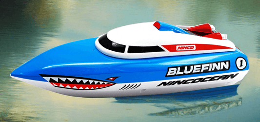 NINCO R/C BLUEFINN Remote Control Boat: High - Speed Adventure on Water – 24cm - Bamsedyra