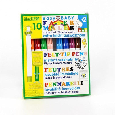 ÖkoNorm Baby Markers – 10-Pack - Bamsedyra AS