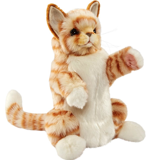 Ginger Cat Hand Puppet - 30 cm by Hansa Creation (Coming 01.11.24)