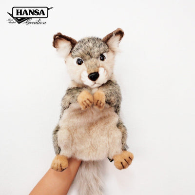 Ulv Hånddukke 25 cm | Hansa Creation - Bamsedyra AS