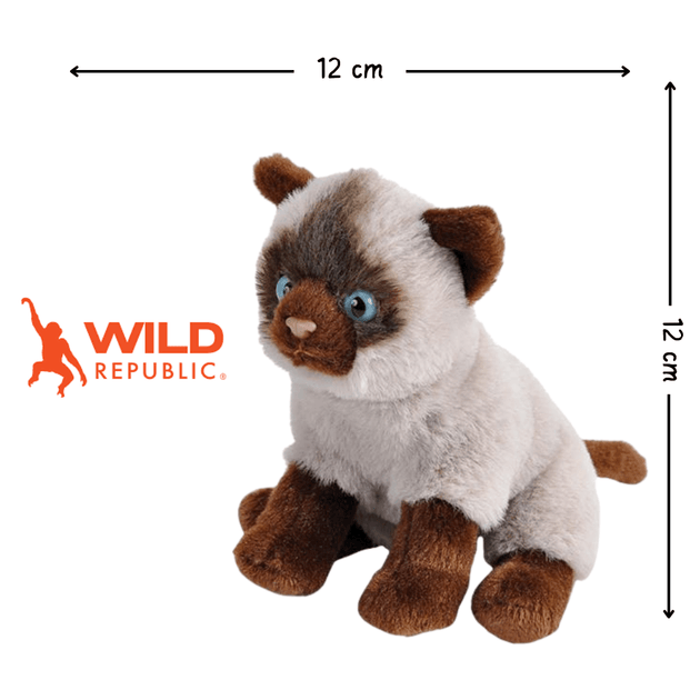 Katt Bamse 12 cm | Wild Republic – Bamsedyra AS