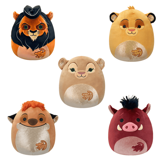 Squishmallows 20 cm Disney Lion King 30th Anniversary Collection (Ord. price 249,) - Choose Between Simba, Nala, Scar, Timon & Pumba - Bamsedyra