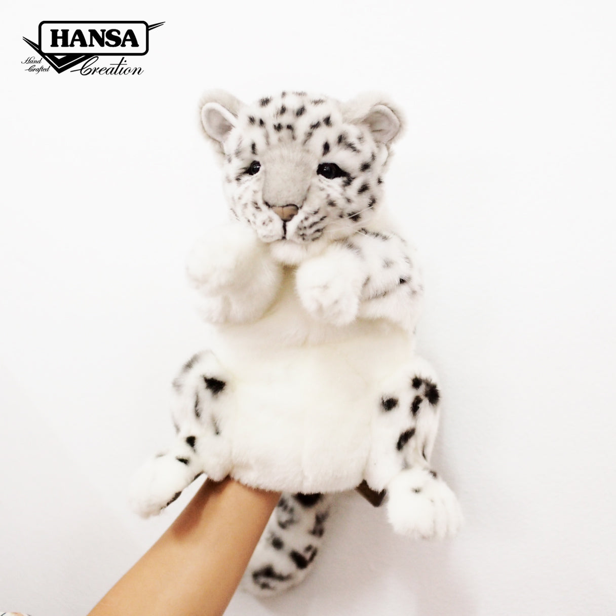 Snow Leopard Puppet 32 cm | Hansa Creation