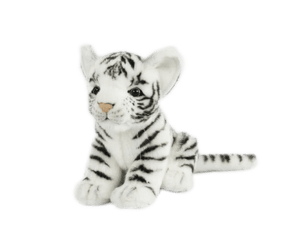 White Tiger Cub Plush | Hansa Creation - Bamsedyra